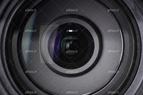 عکس با کیفیت لنز دوربین فیلم برداری از نمای نزدیک