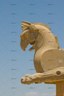 عکس مجسمه گریفین یا (شیردال) یکی از مجسمه های قدیمی در تخت جمشید