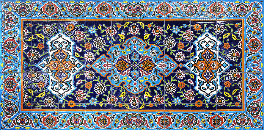 طرح اسلیمی سنتی مسجد و زیارتگاه ها