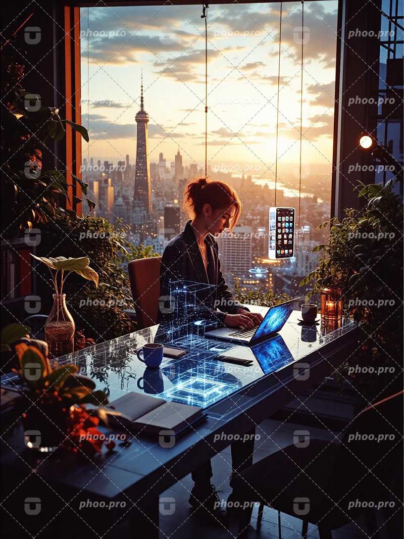 تلفیق دنیای دیجیتال و فضای کار