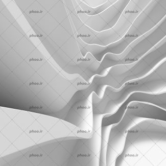 عکس با کیفیت خط های موج دار به شکل سه بعدی قابل تکرار عکس و مناسب برای کاغذ دیواری ها و پترن و دیوارپوش ها