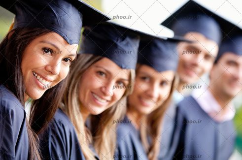 عکس دانشجویان فارغ التحصیل خوشحال