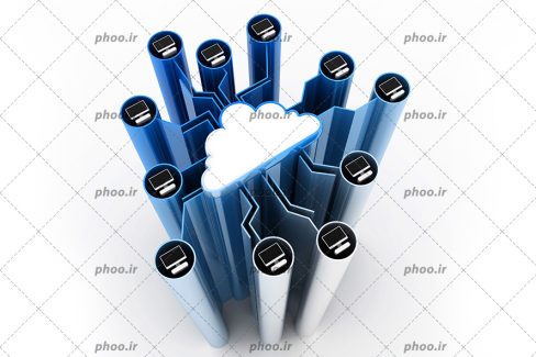 عکس به اشتراک گذاشتن داده ها و اطلاعات به مانیتور های روی استوانه های بلند
