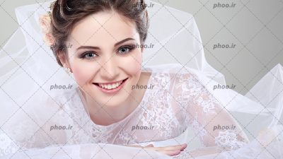عکس با کیفیت خانم زیبا با لبخند