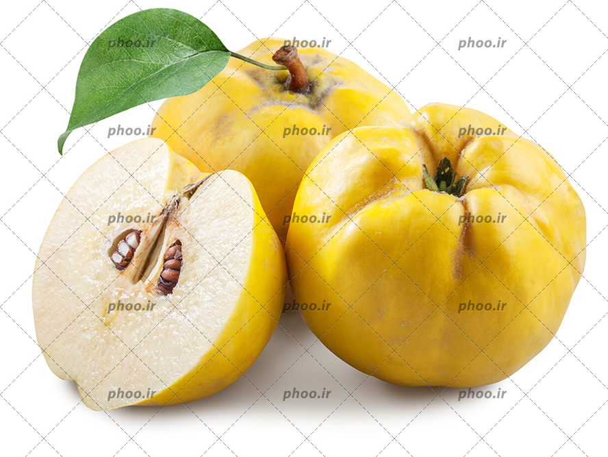 عکس میوه به در پس زمینه سفید