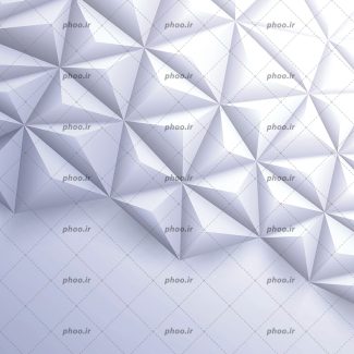 عکس با کیفیت اشکال هندسی قرار گرفته در کنار یکدیگر به شکل سه بعدی و قابل تکرار مناسب برای کاغذ دیواری ها و دیوارپوش ها