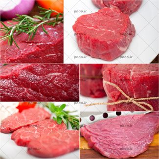 عکس مجموعه تصاویر از گوشت قرمز