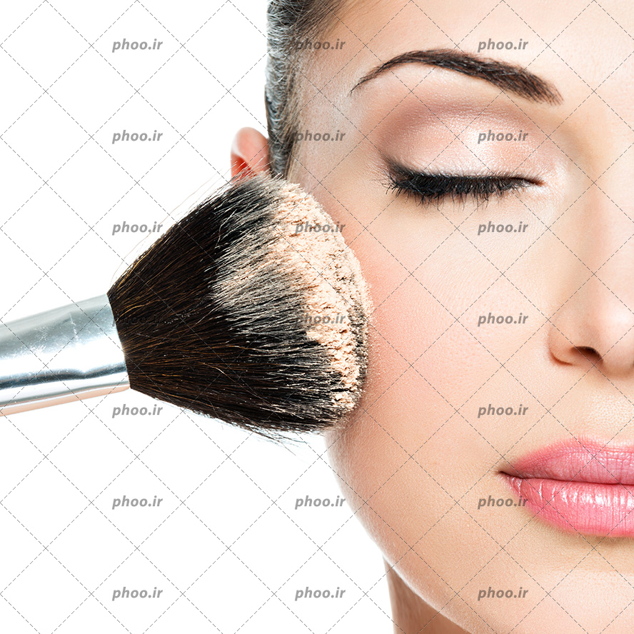 عکس زیبا ارایش ساده صورت زنانه