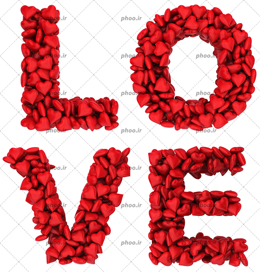 عکس با کیفیت و فانتزی نوشته انگلیسی (Love)